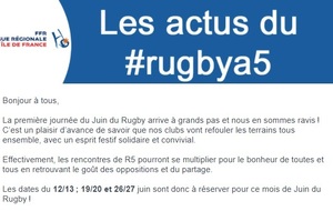 Les Actus du Rugby à 5 - Juin 2021